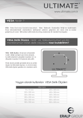 ULTIMATE RX-4000 42''- 65'' Hareketli TV Askı Aparatı