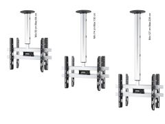 Ultimate TM Double Teleskopik İkili Tavan TV Askı Aparatı 32'' - 65'' 32'' - 40'' (82 cm - 102 cm) - Min: 127 cm Max: 238 cm